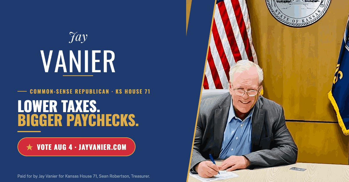 Jay Vanier for KS House of Representatives