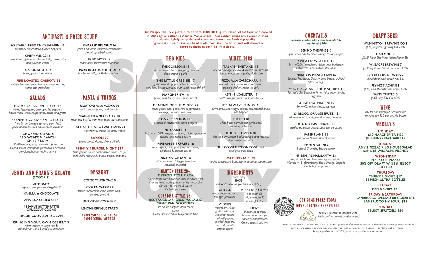 Benny’s Big Time Pizzeria media