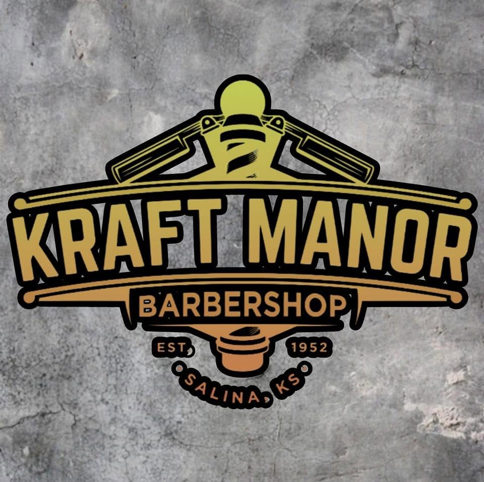 Kraft Manor Barbershop logo