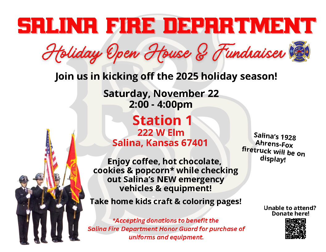 Salina Fire Dept: Holiday Season Kickoff Event