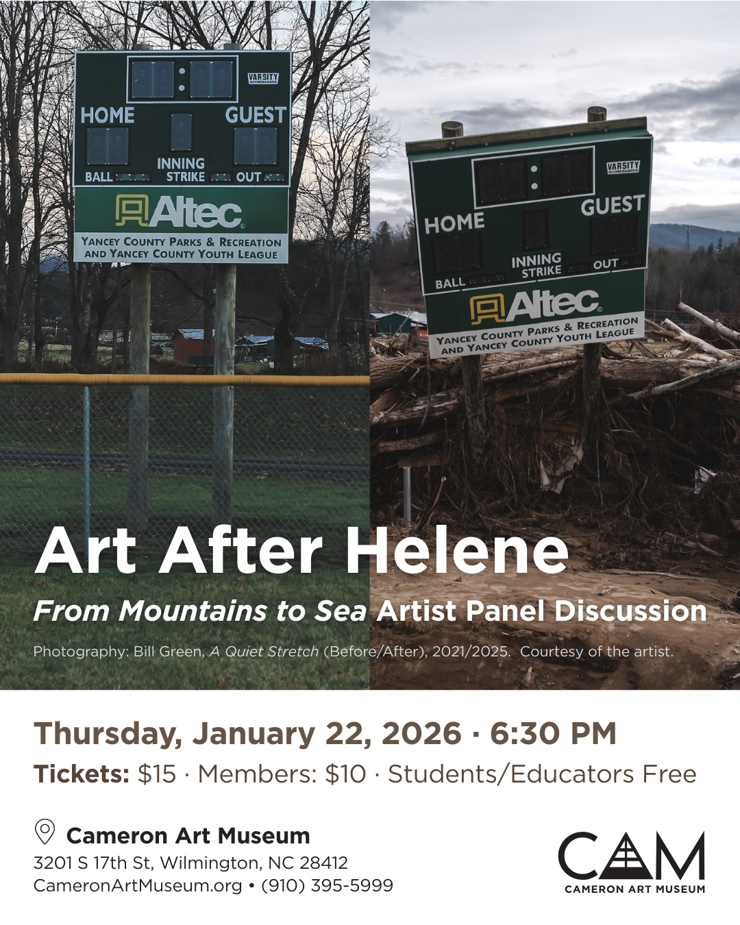 Art After Helene: From Mountains to Sea Artist Panel Discussion