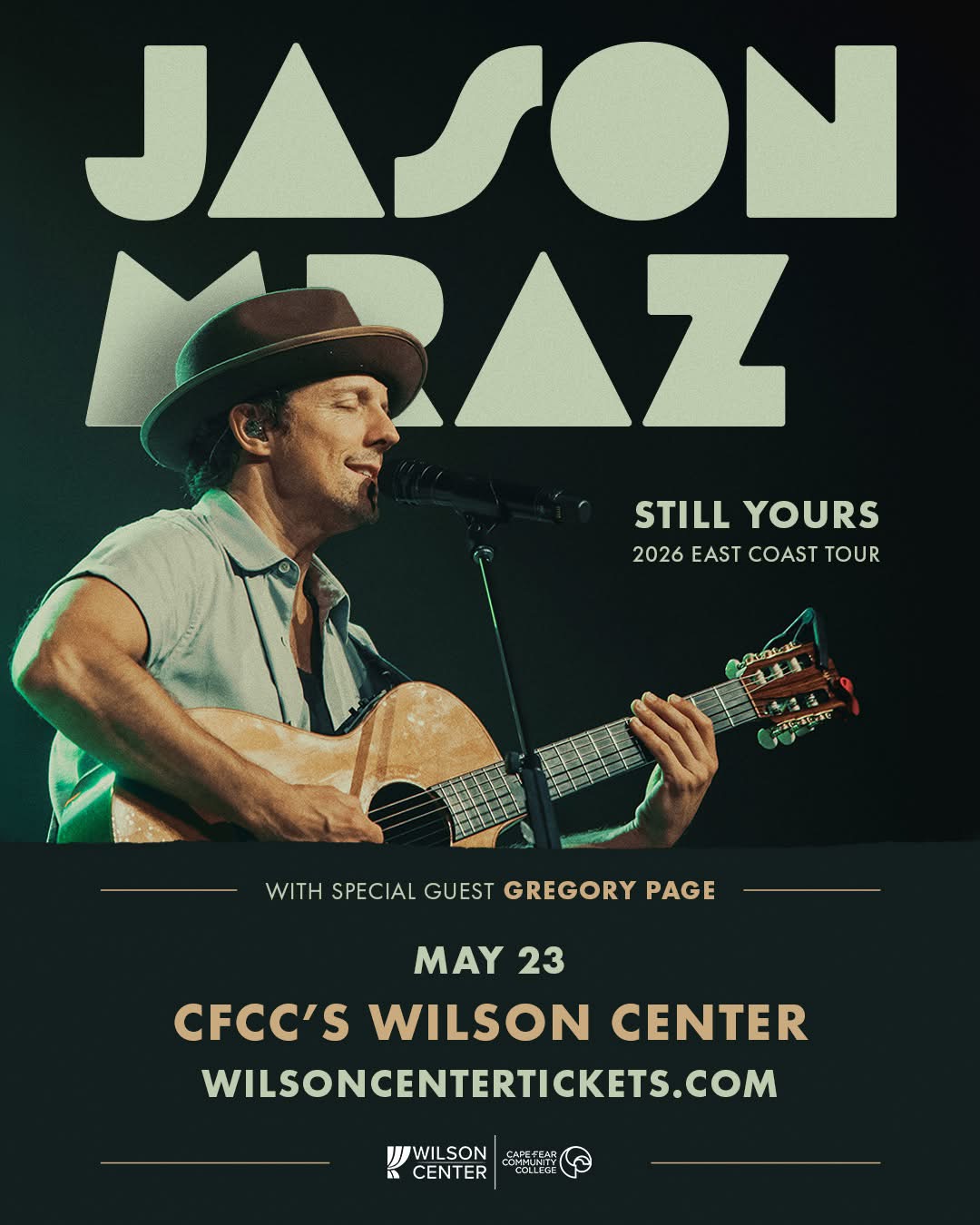 Jason Mraz in Concert May 23rd