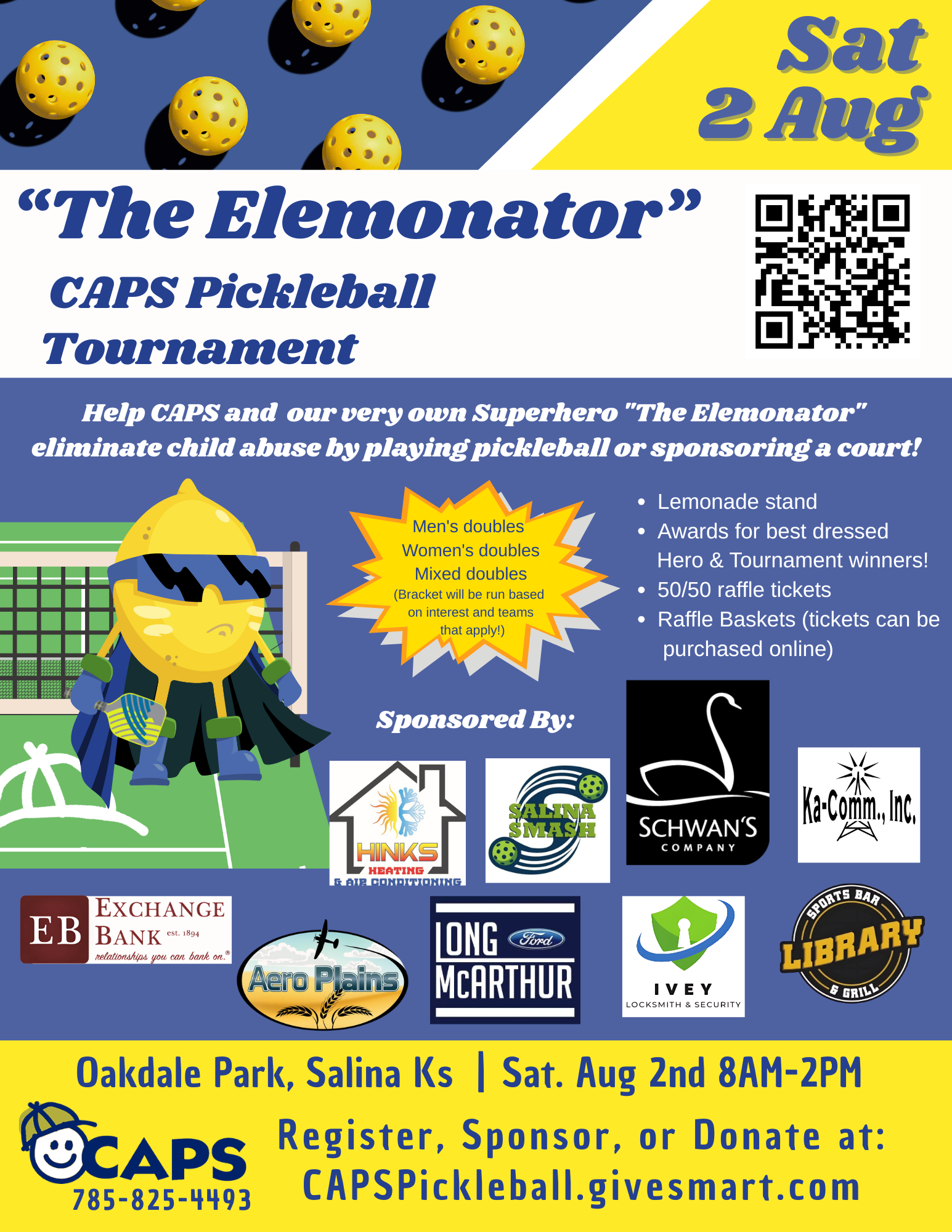 "The Elemonator" CAPS Pickleball Tournament
