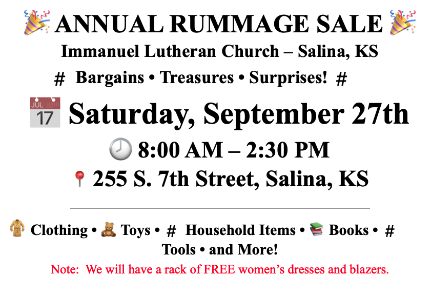 Rummage Sale