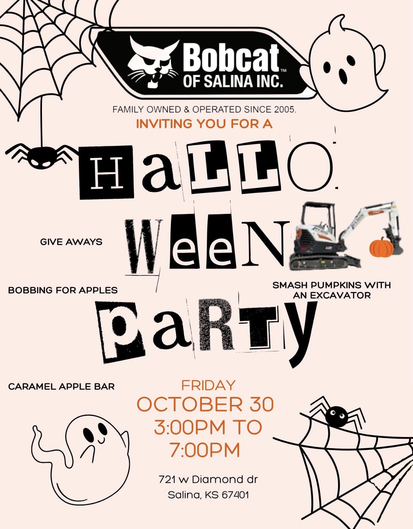 Halloween Party at Bobcat of Salina