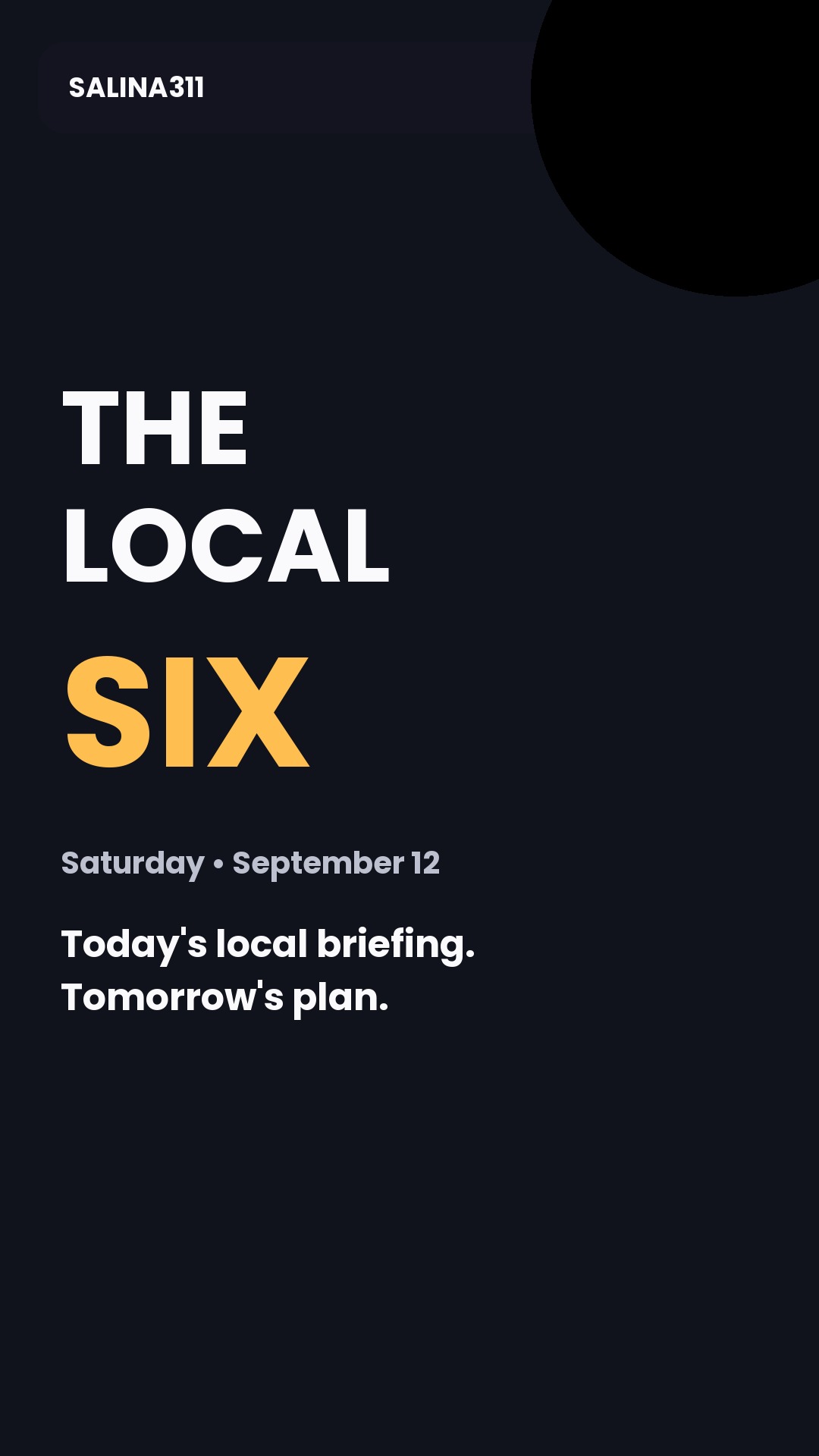 The Local 6:00 — Salina | September 12, 2026