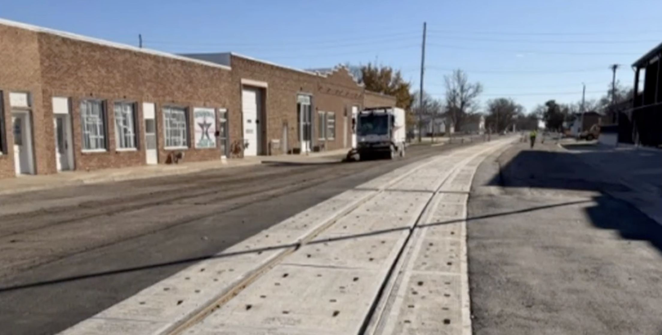 Fourth Street Rail Crossing After Improvements