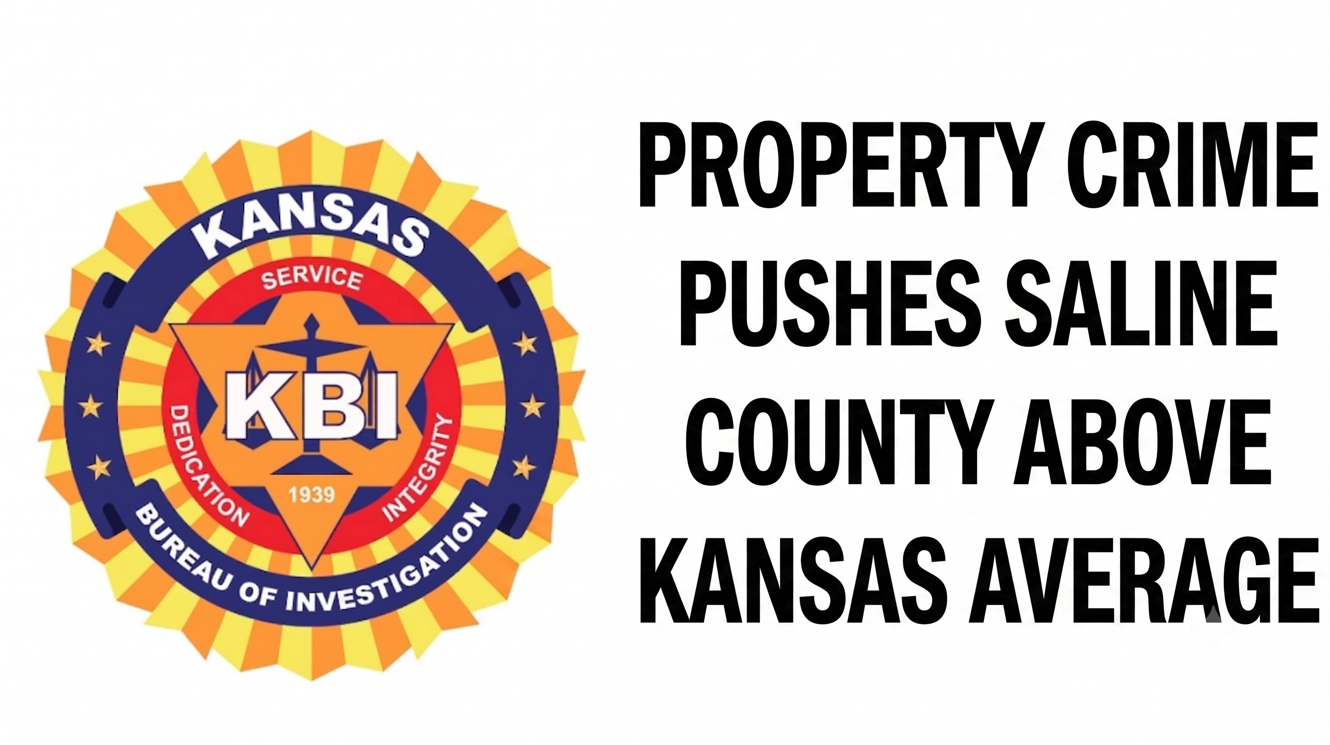 Property Crime Pushes Saline County Above Kansas Crime Average