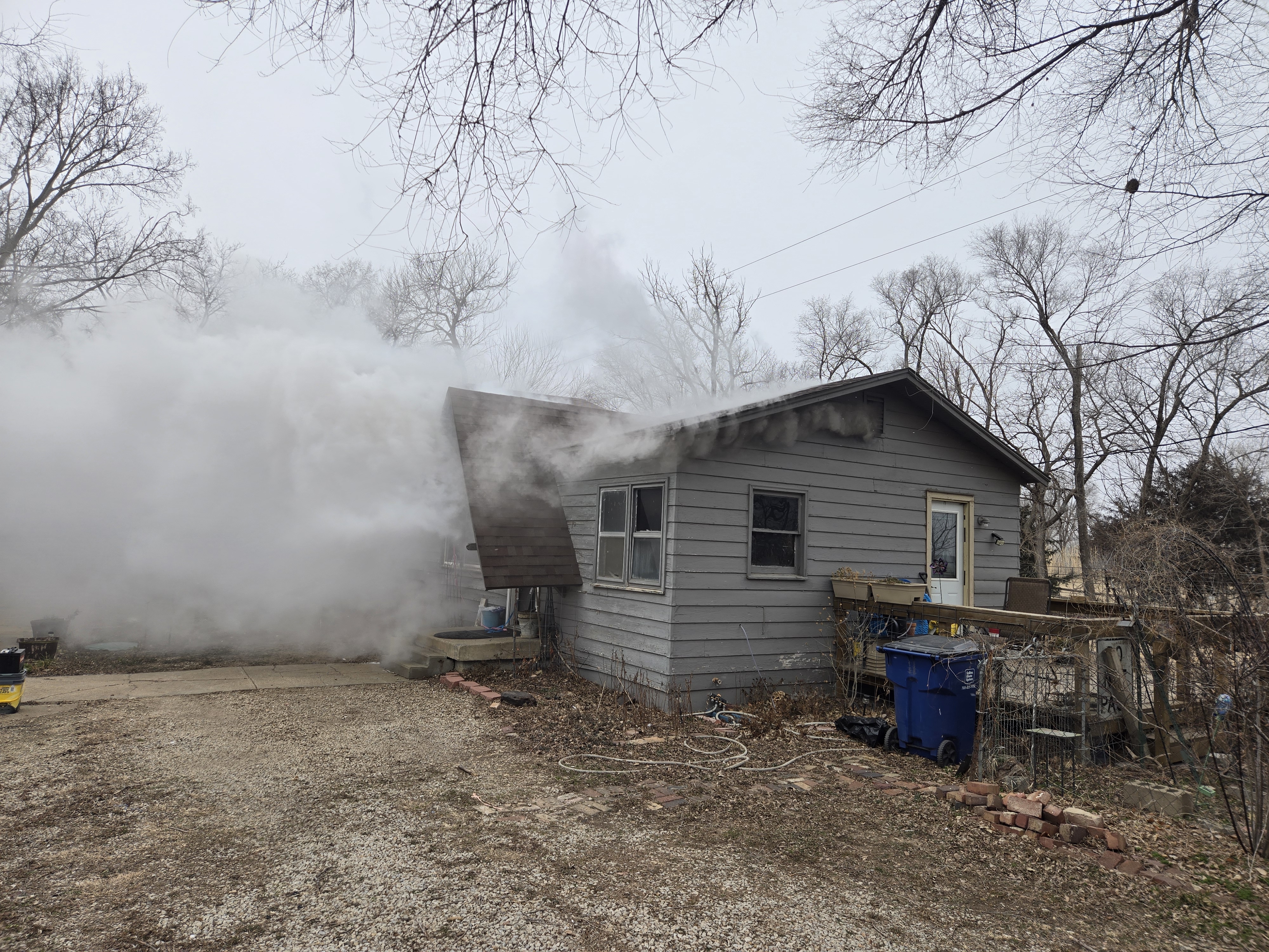 House Destroyed By Fire on North Marymount Road