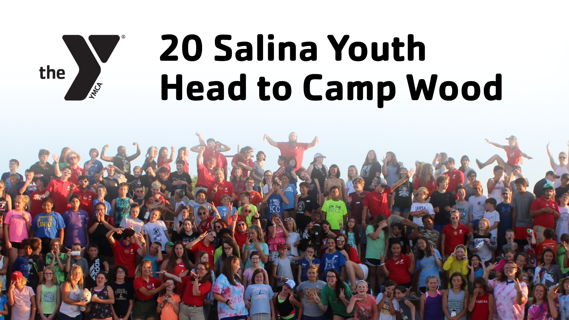 20 Salina Youth Head to Camp Wood Thanks to YMCA Scholarship Efforts