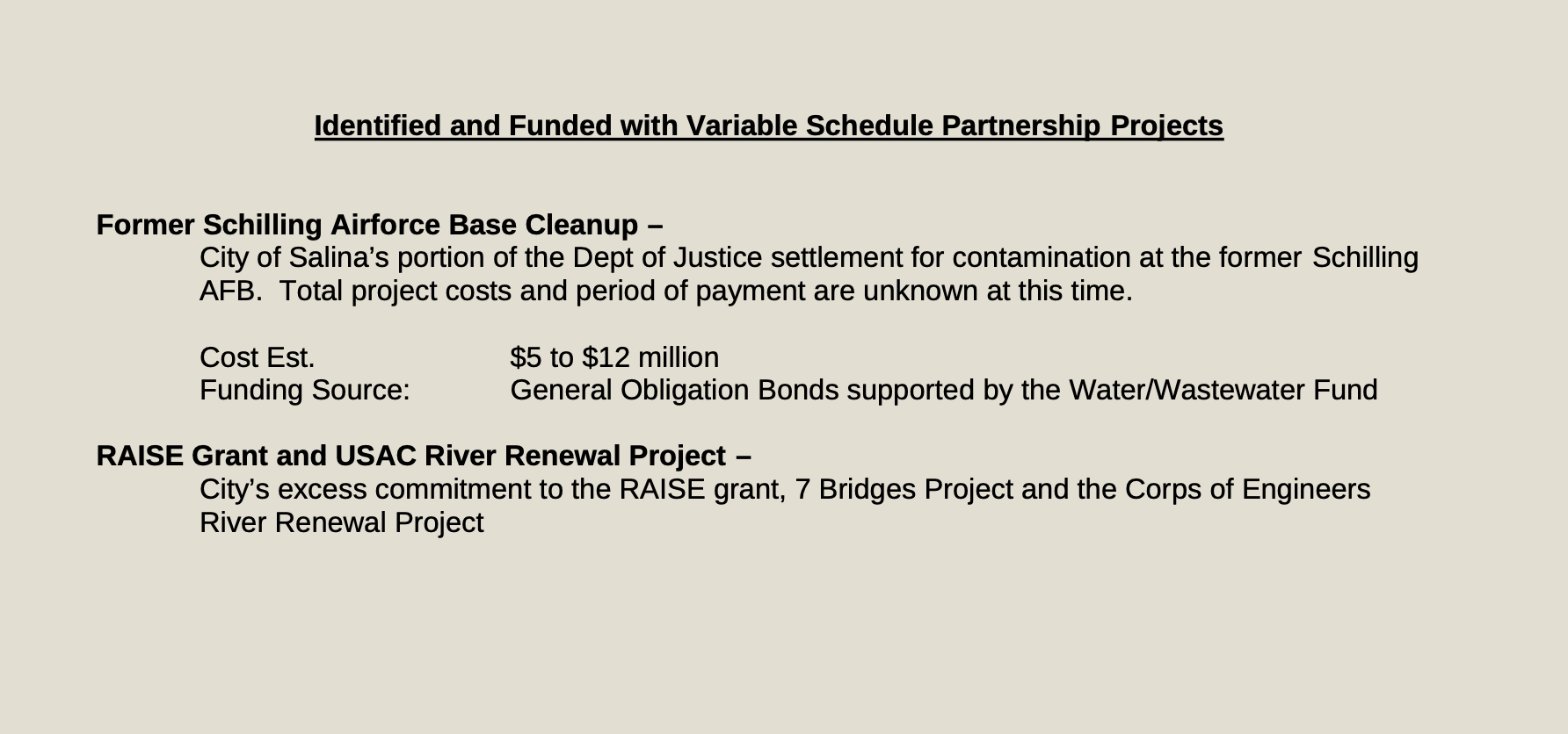 City Budget Lists River Renewal Commitment Without a Cost Estimate