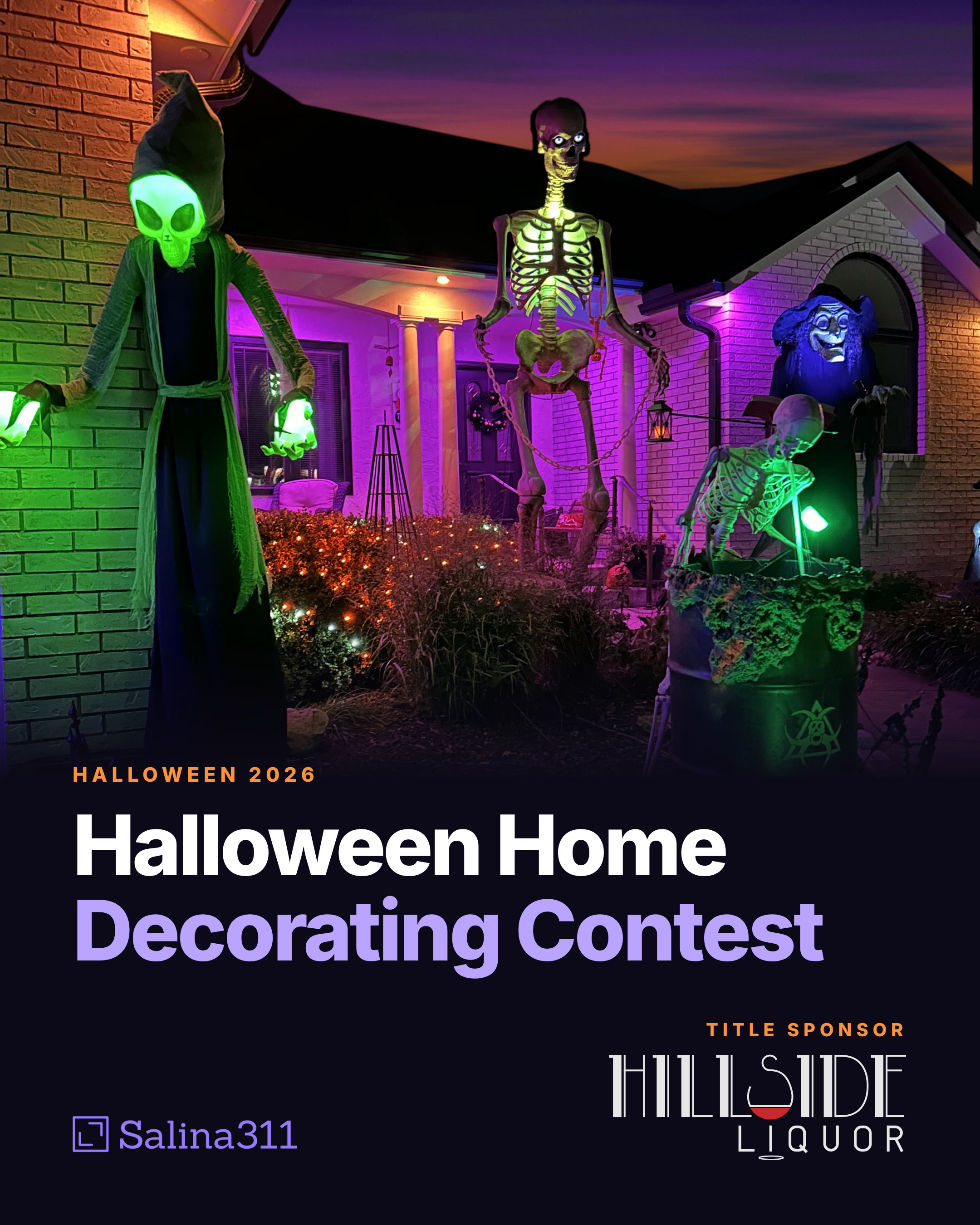 Spooky season showdown: First four homes enter Salina311's Halloween Home Decorating Contest