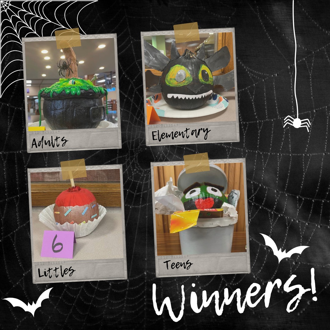 Salina Public Library Announces 2025 Pumpkin Decorating Contest Winners