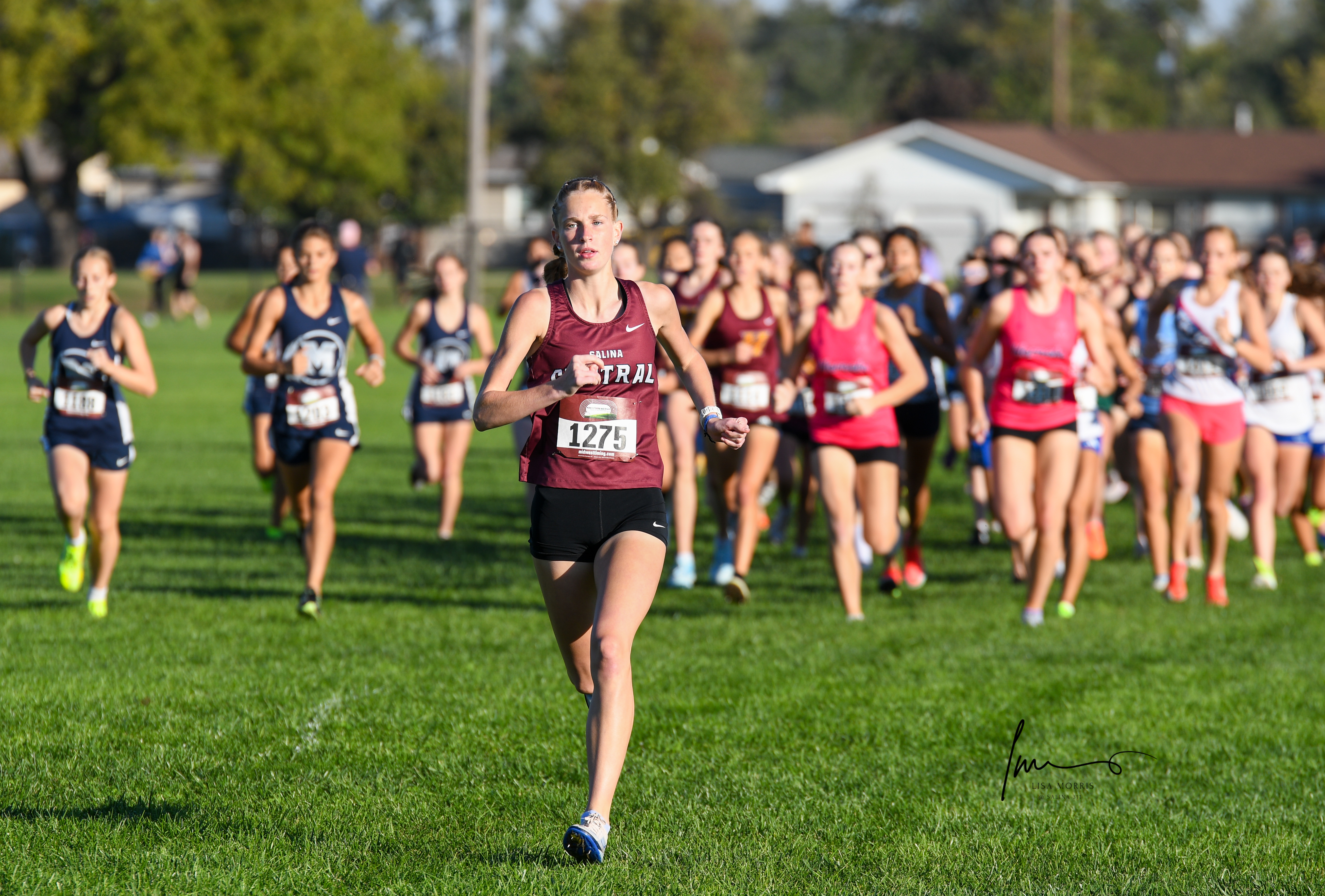 Schultz Wins Girls Varsity at Salina Invitational Cross Country Meet - Photo Gallery