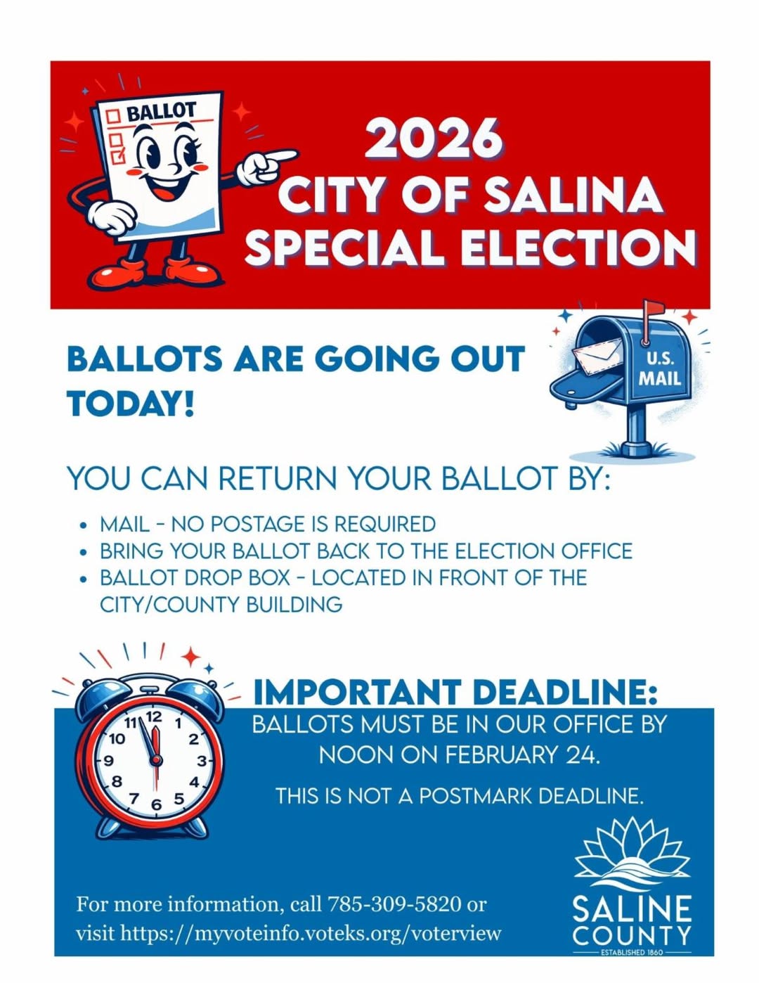 Special Election Ballots Heading to Post Office