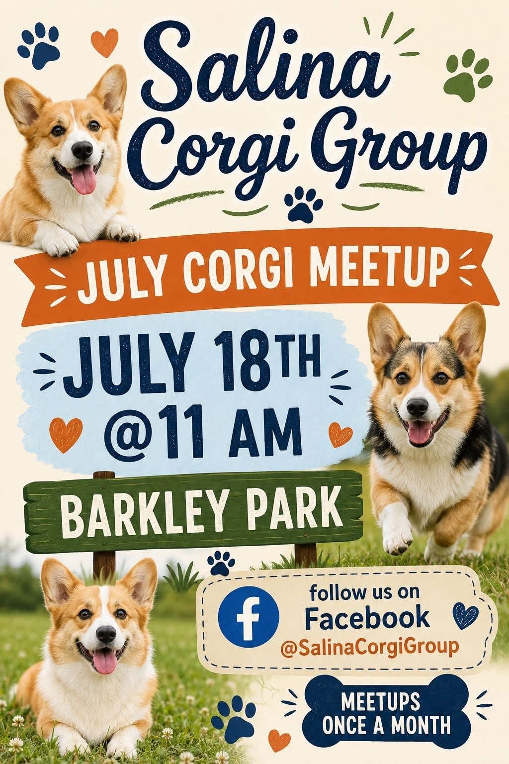 Short Legs, Big Personalities: Salina Corgis to Gather at Barkley Park