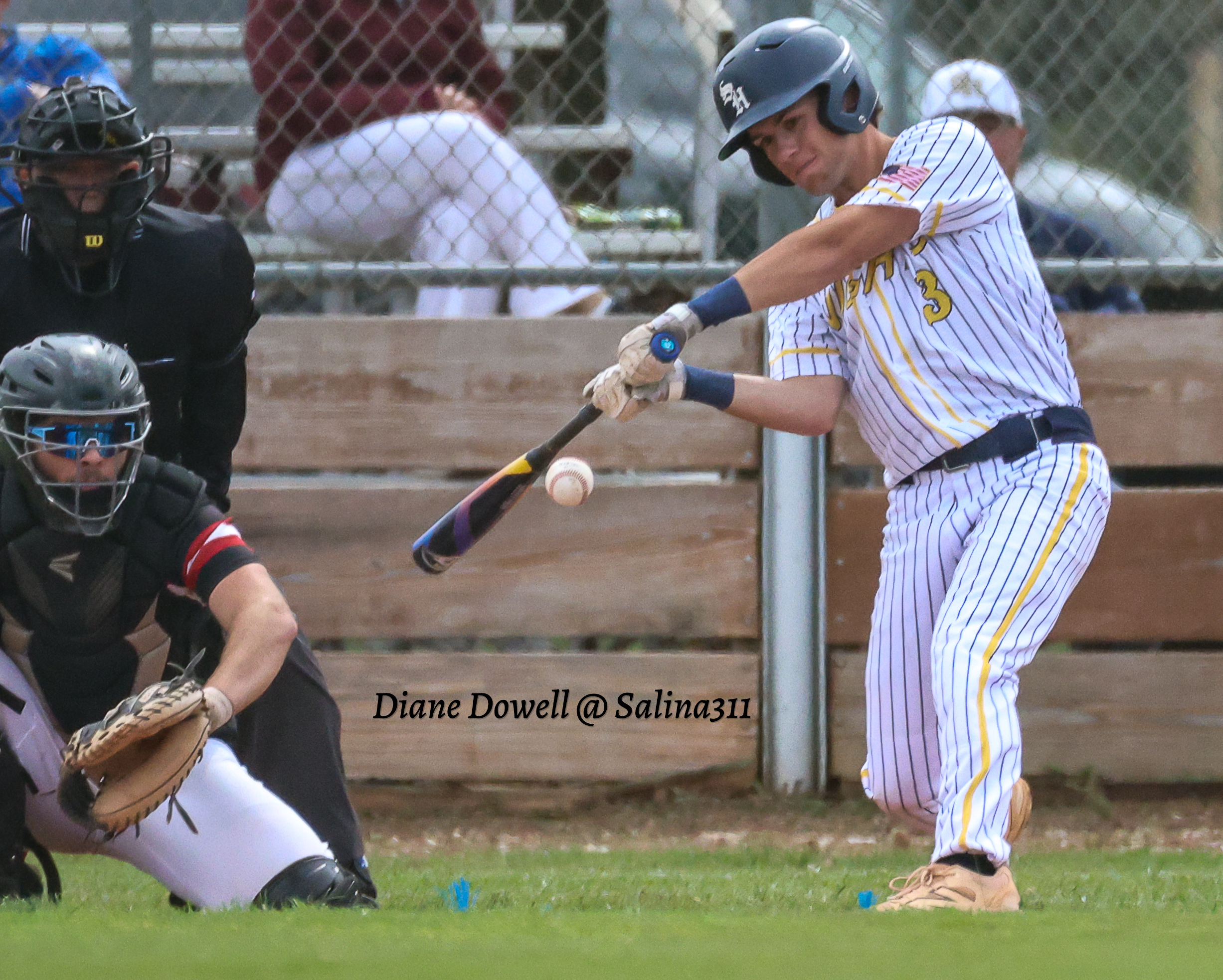 Sacred Heart's #3, Luke Koland, captured his 100th career hit during the game against Sylvan-Lucas on April 30, 2026.