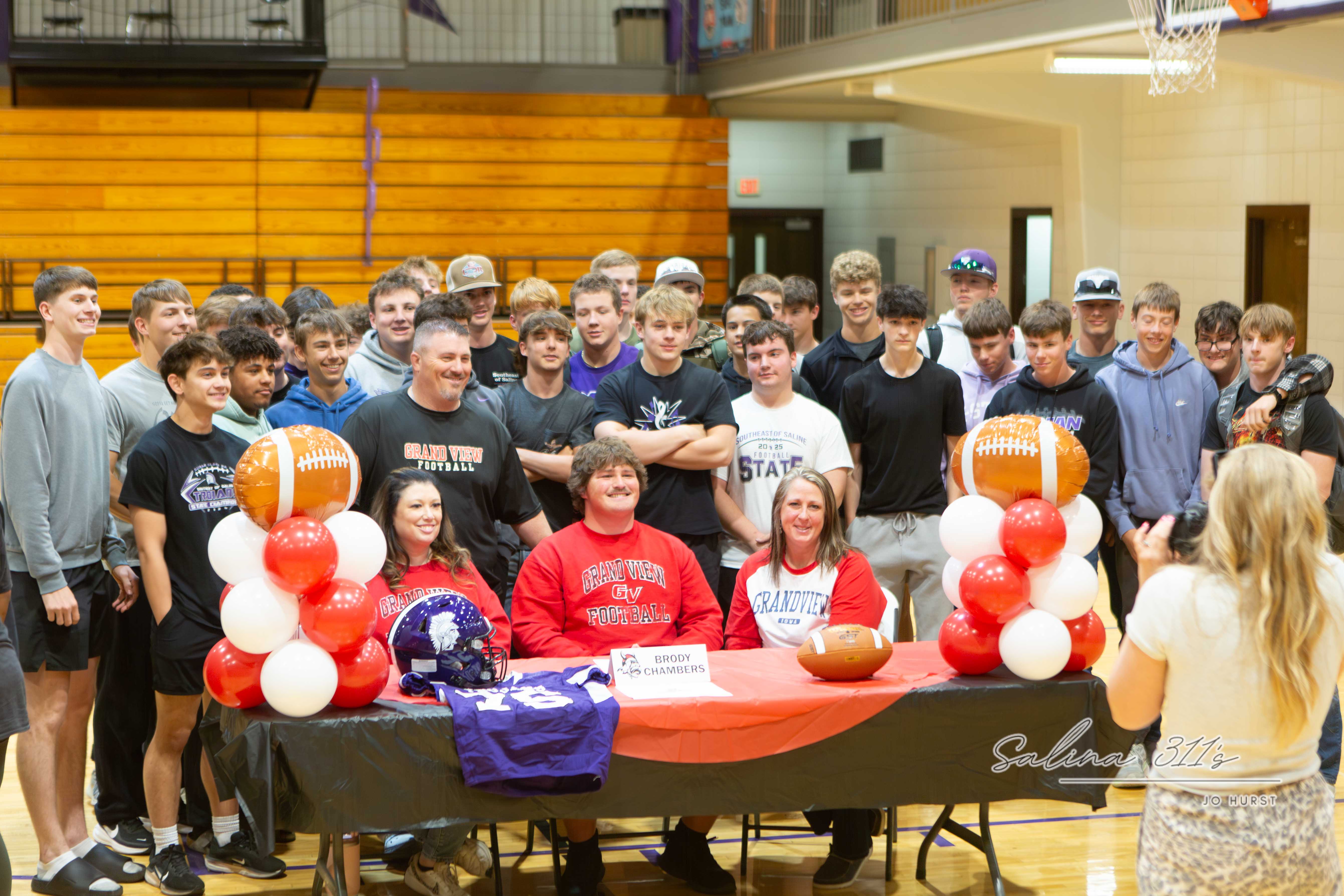 Football Team with Brody Chambers