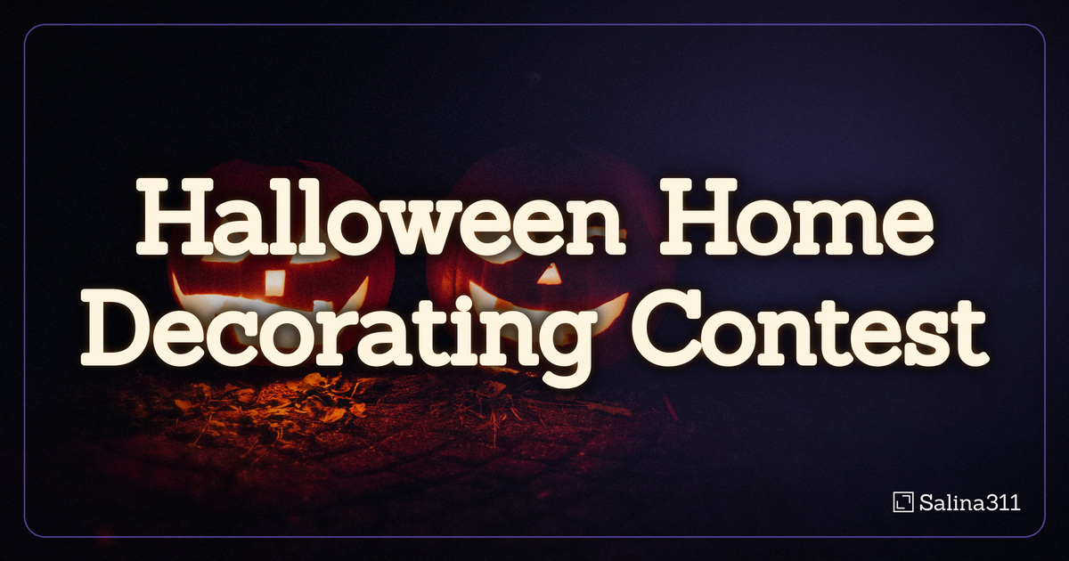Contest: Salina311 Wants to See Your Halloween House!