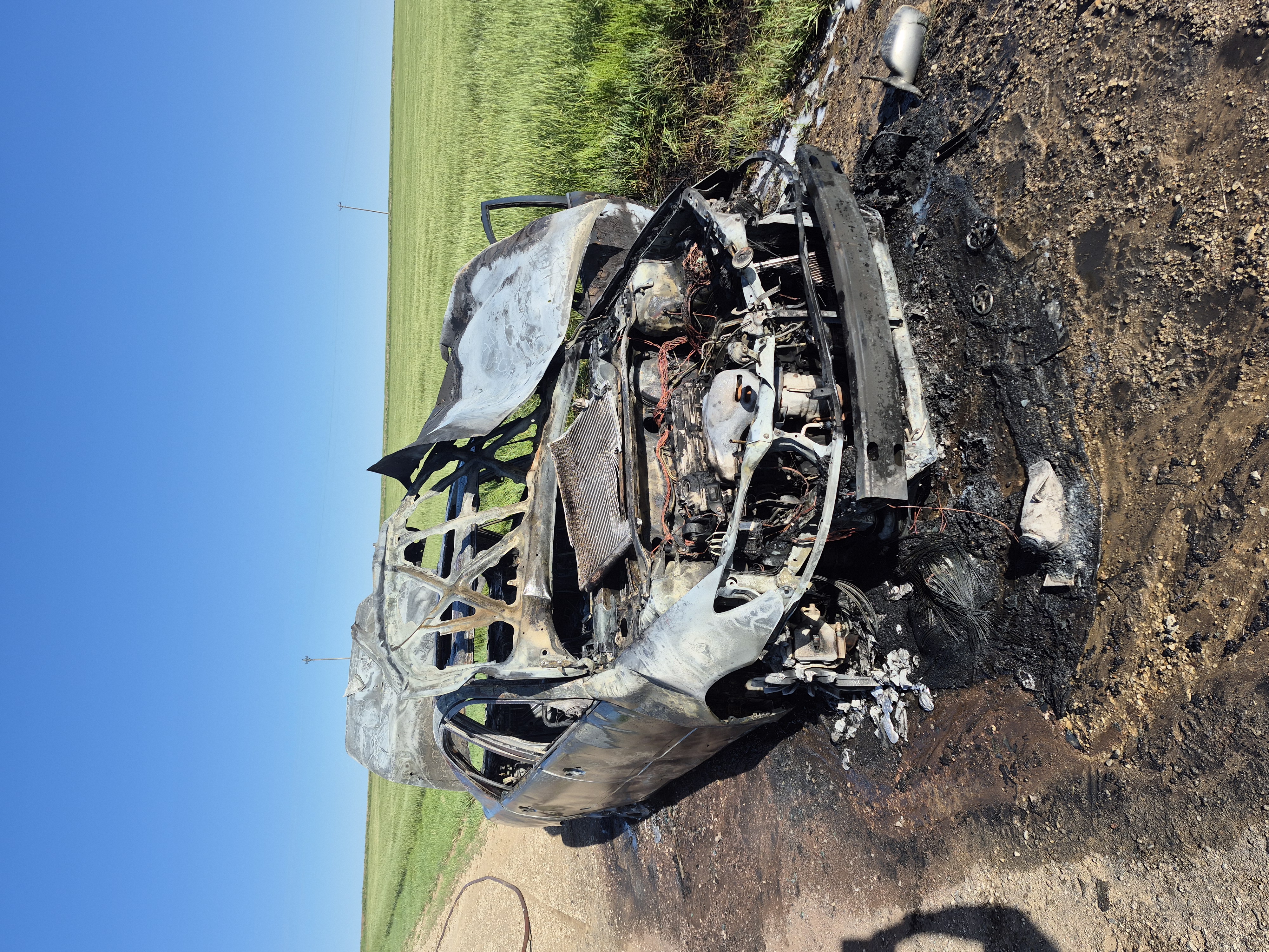 Stolen Vehicle Recovered After Fire in Saline County; Investigation Ongoing