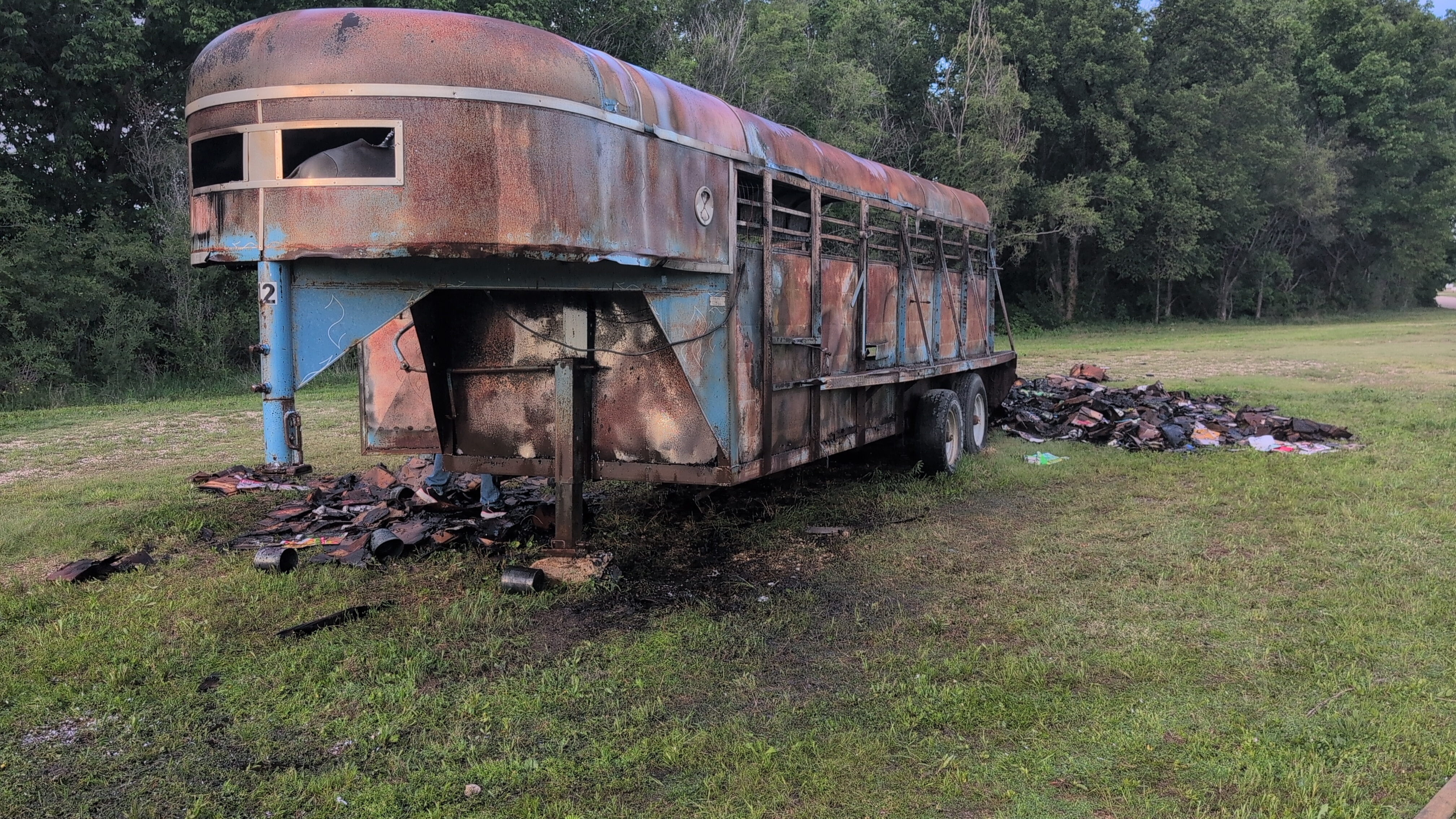 Suspicious Trailer Fire Investigated in Gypsum