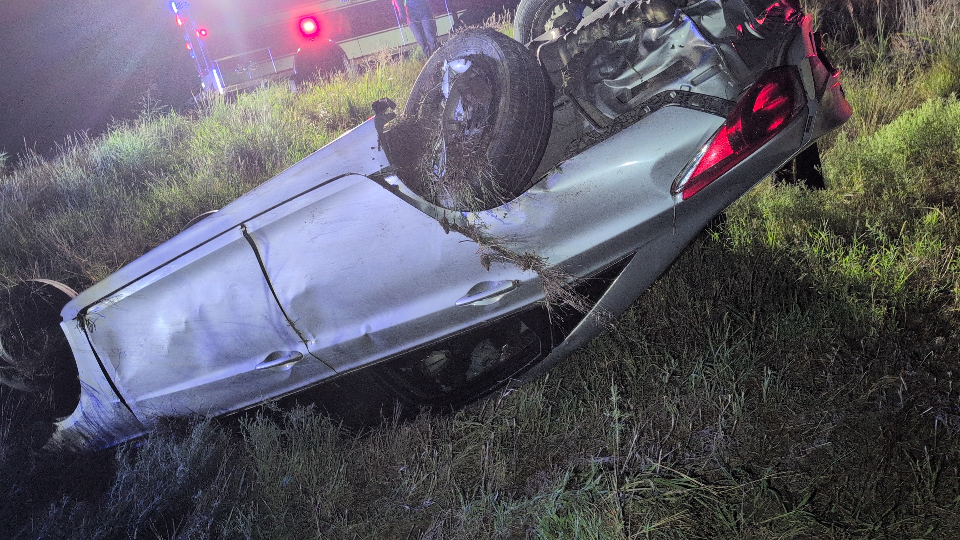 Salina Woman Injured in Rollover Crash While Avoiding Deer
