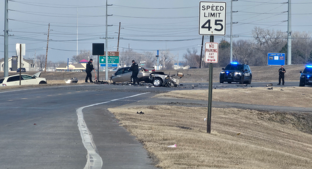 Three-Vehicle Crash Under Investigation on Centennial Road