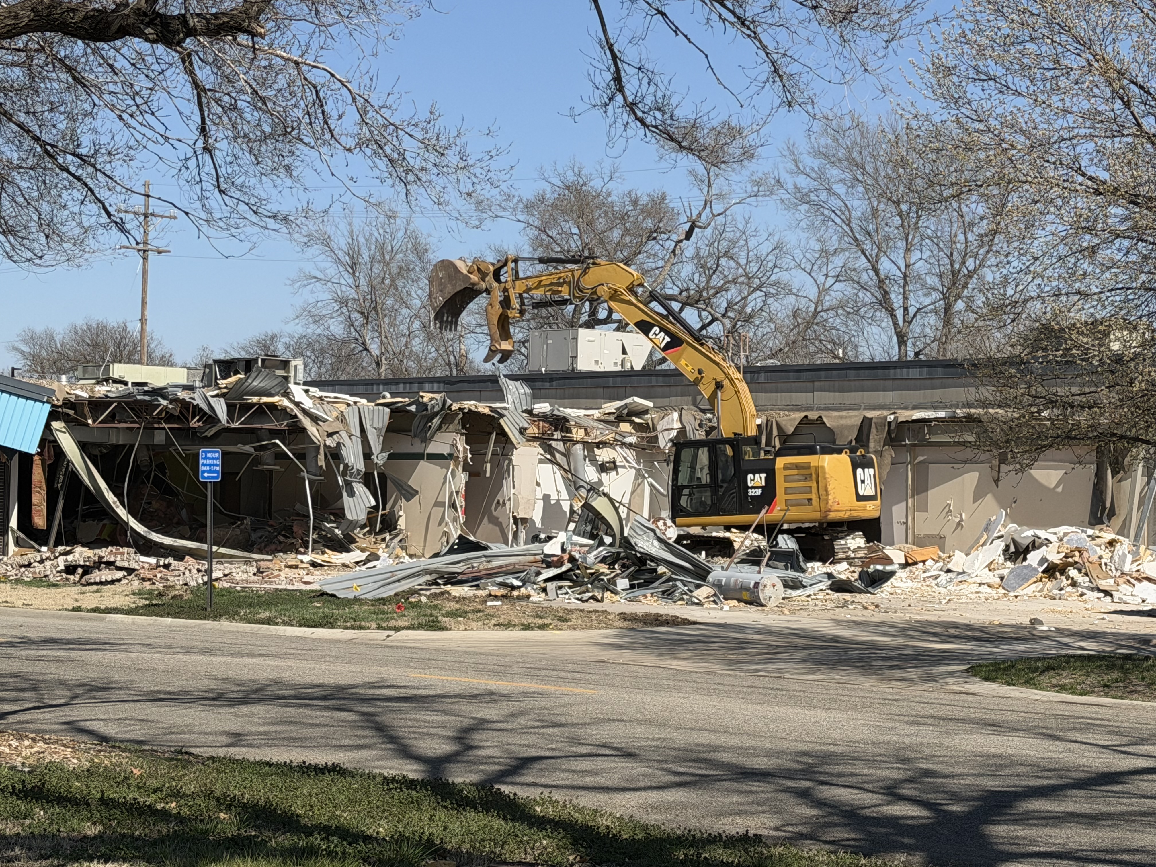 Demolition Underway At Former Consolidated Printing Building Now Owned By Salina Regional Health Center