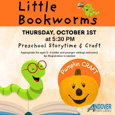 Library hosts evening Little BookWorms storytime Oct. 1 at 5:30 p.m.