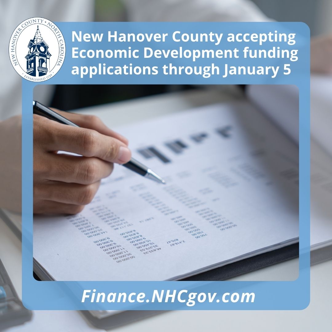 New Hanover County Opens Economic Development Funding Applications for ...