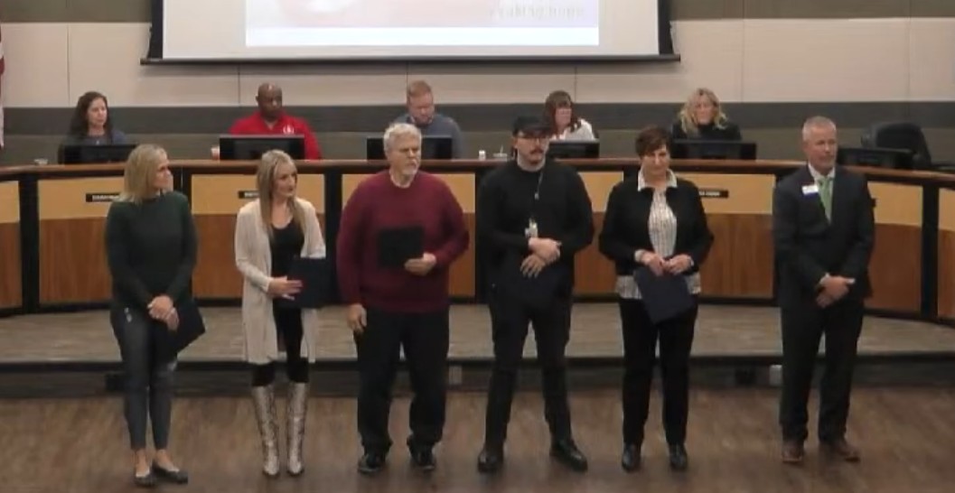 Renaissance Teachers of the Month Honored at Board Meeting