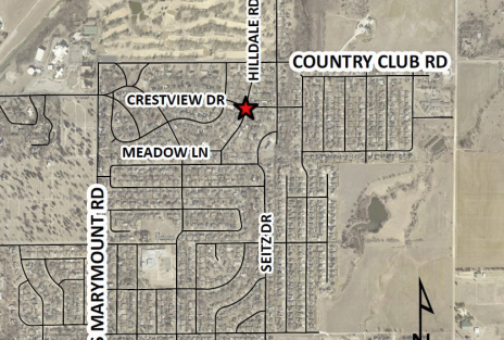 Water Main Replacement to Close Intersection of Crestview Dr and S Hilldale Rd