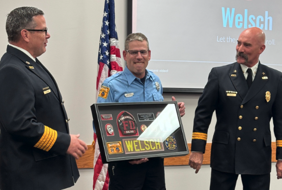 Salina Fire Department Paramedic Retires After 27 Years of Service