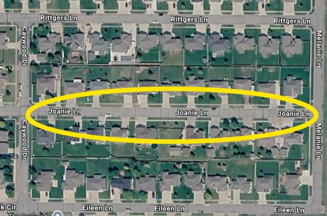 Joanie Lane Pavement Repair