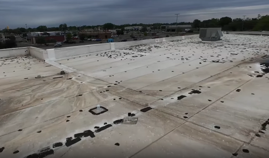 Central Mall Reopening Timeline Uncertain (VIDEO OF ROOF)