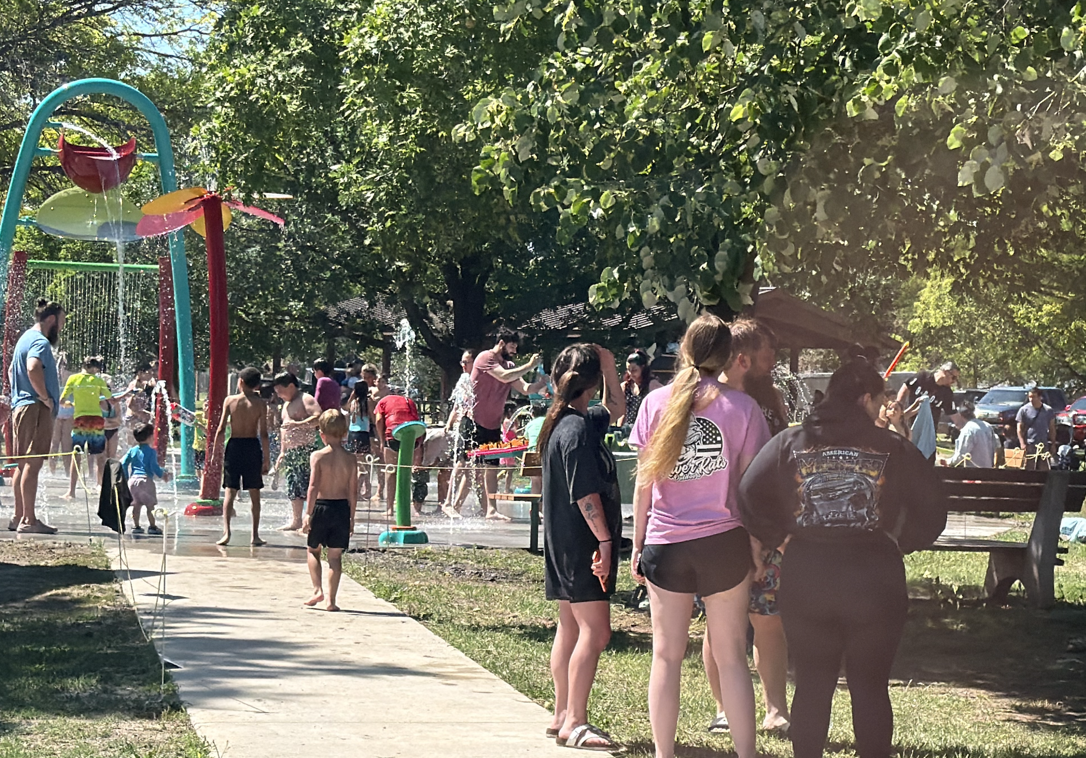 Temporarily Closed: City Asks Families to Keep Mud Out of New Splash Pad