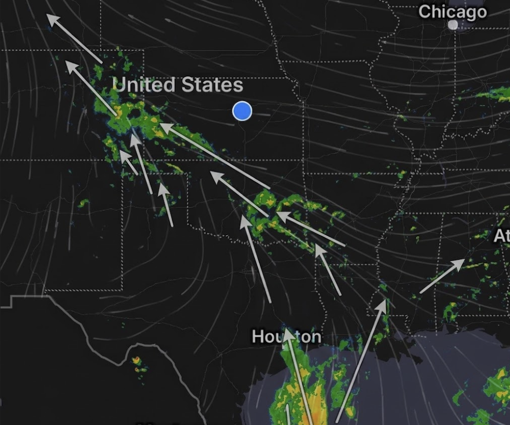 Why Salina’s Clouds Are Moving the “Wrong” Direction Today