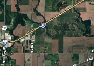 High Winds Overturn Semi on I-70, Injuring Driver