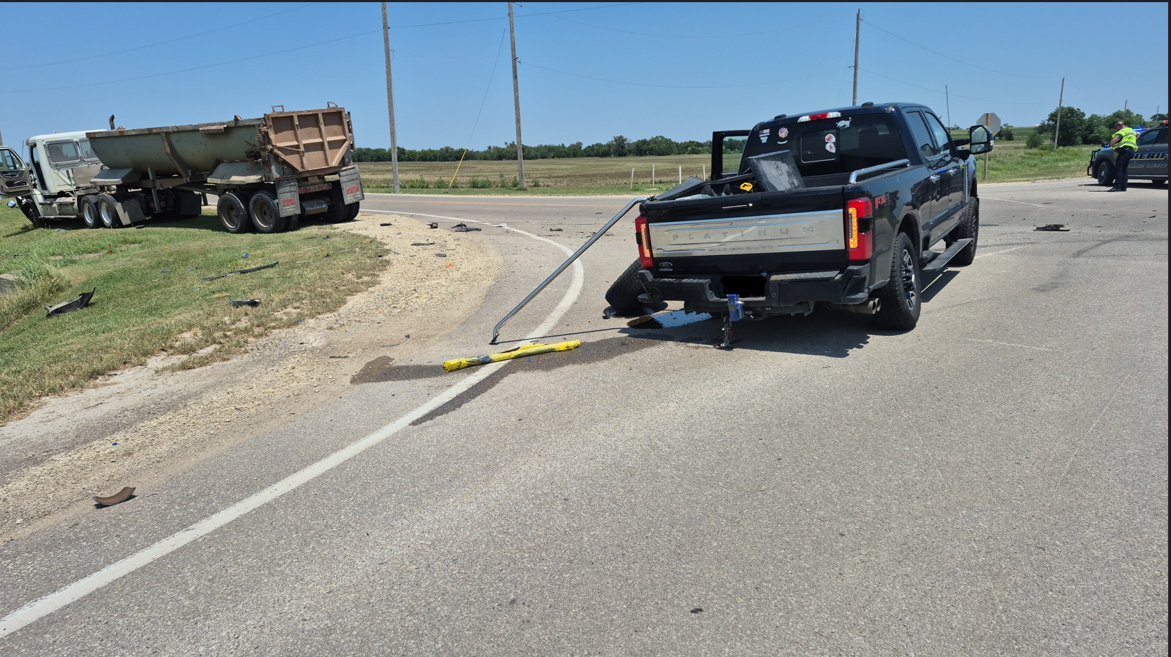 Topeka Man Injured in Rural Saline County Crash