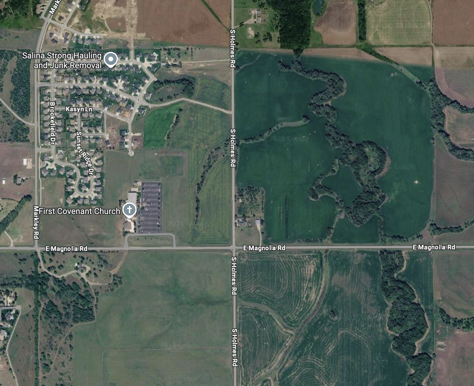 Salina Lists $17.5 Million Holmes Road Improvement Project for Further Review