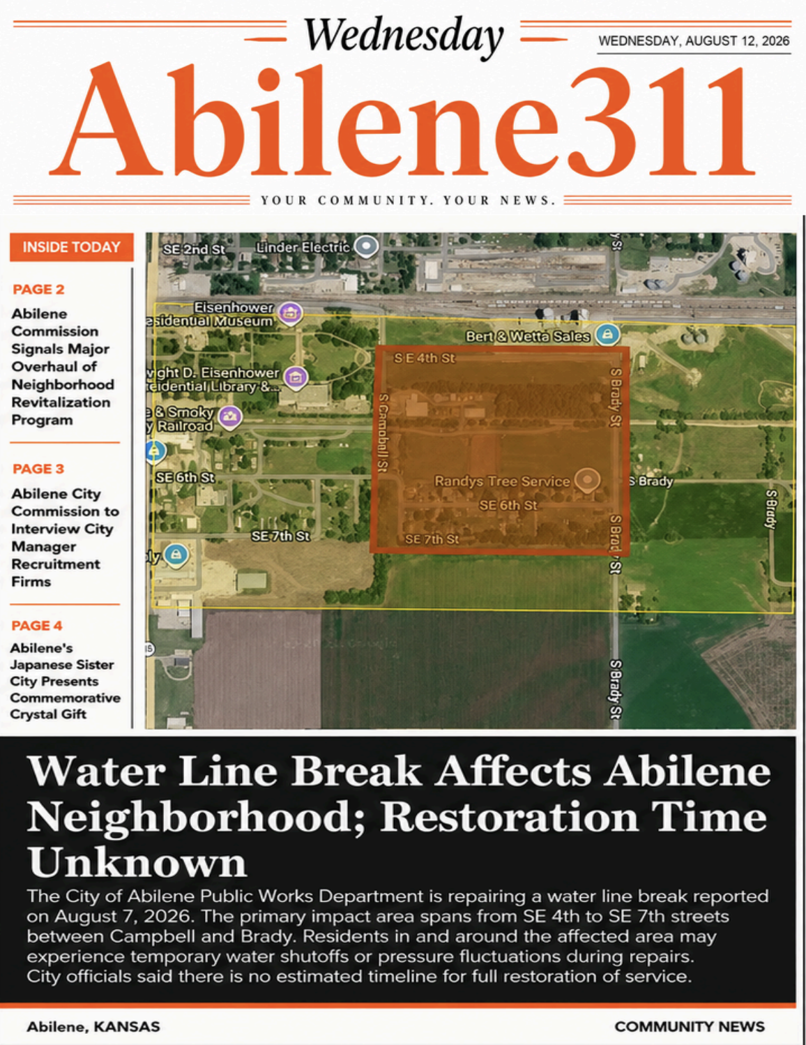 Abilene311 Launches New Community Newspaper Edition
