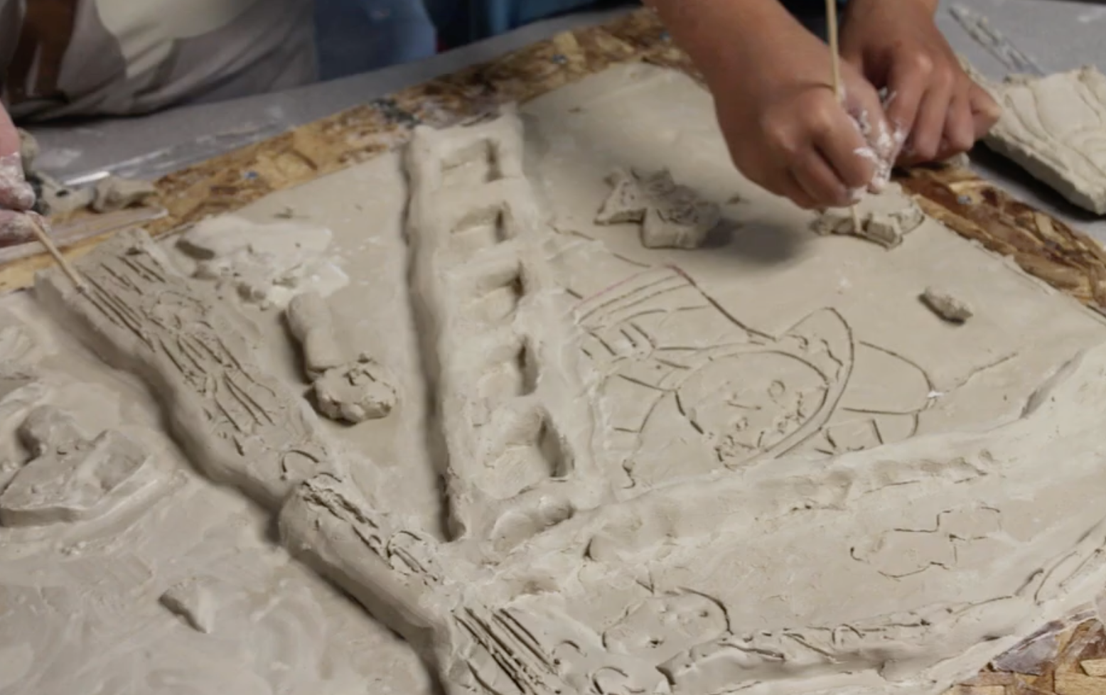 Salina Youth Create Clay Mural at YMCA Summer Camp; Installation Planned for Spring