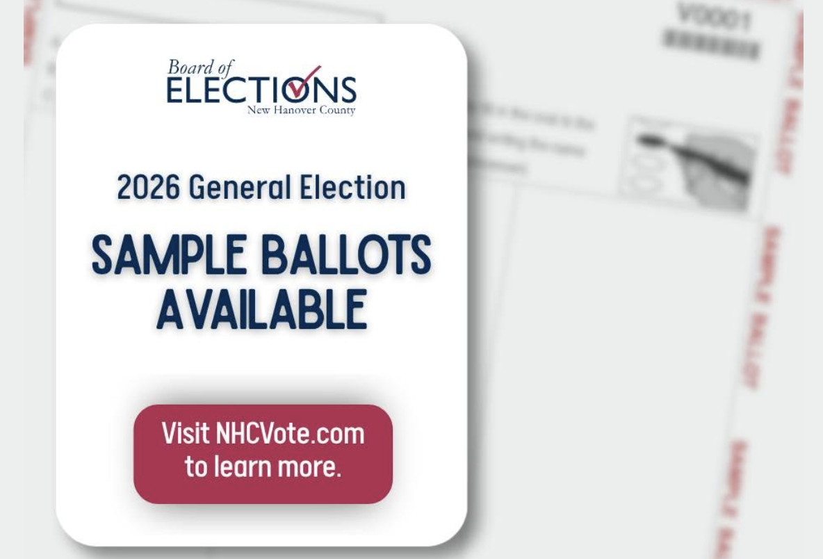 New Hanover County releases 2026 general election sample ballots
