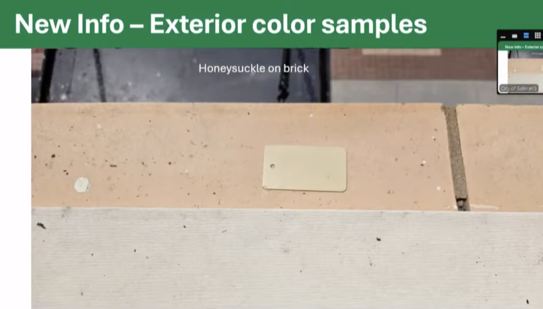 Heritage Commission Selects Stiefel Window Color After Debate Between Honeysuckle, White and Black
