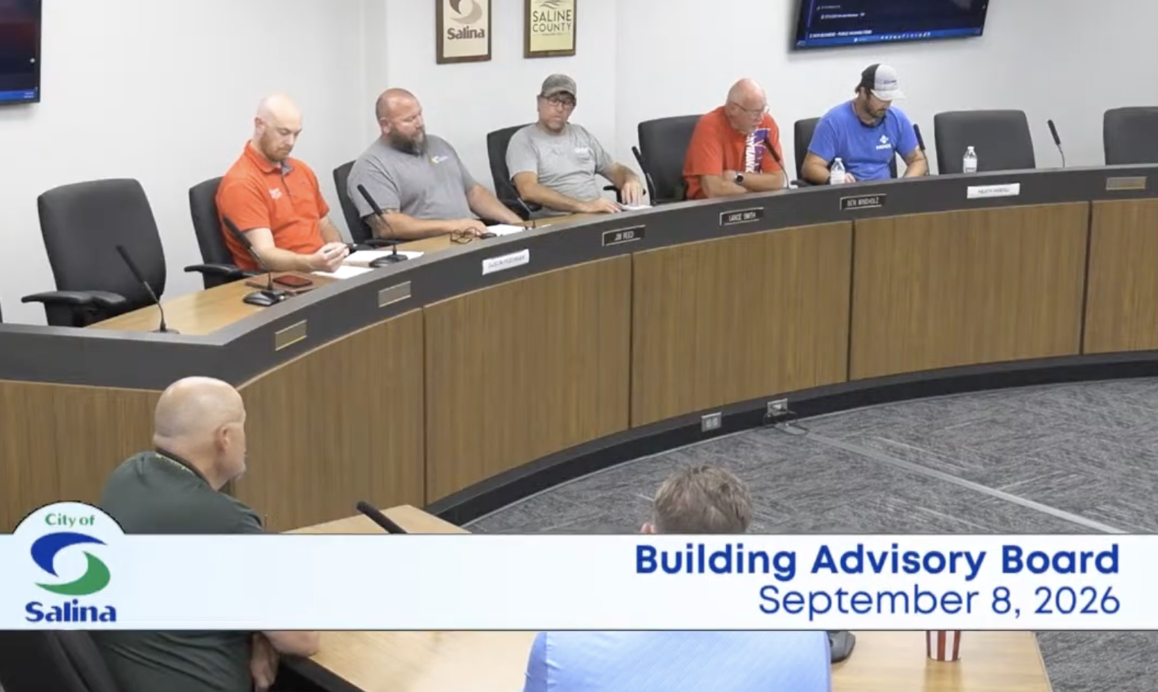 Salina Building Advisory Board Elects Officers, Notes Reduction in Board Size