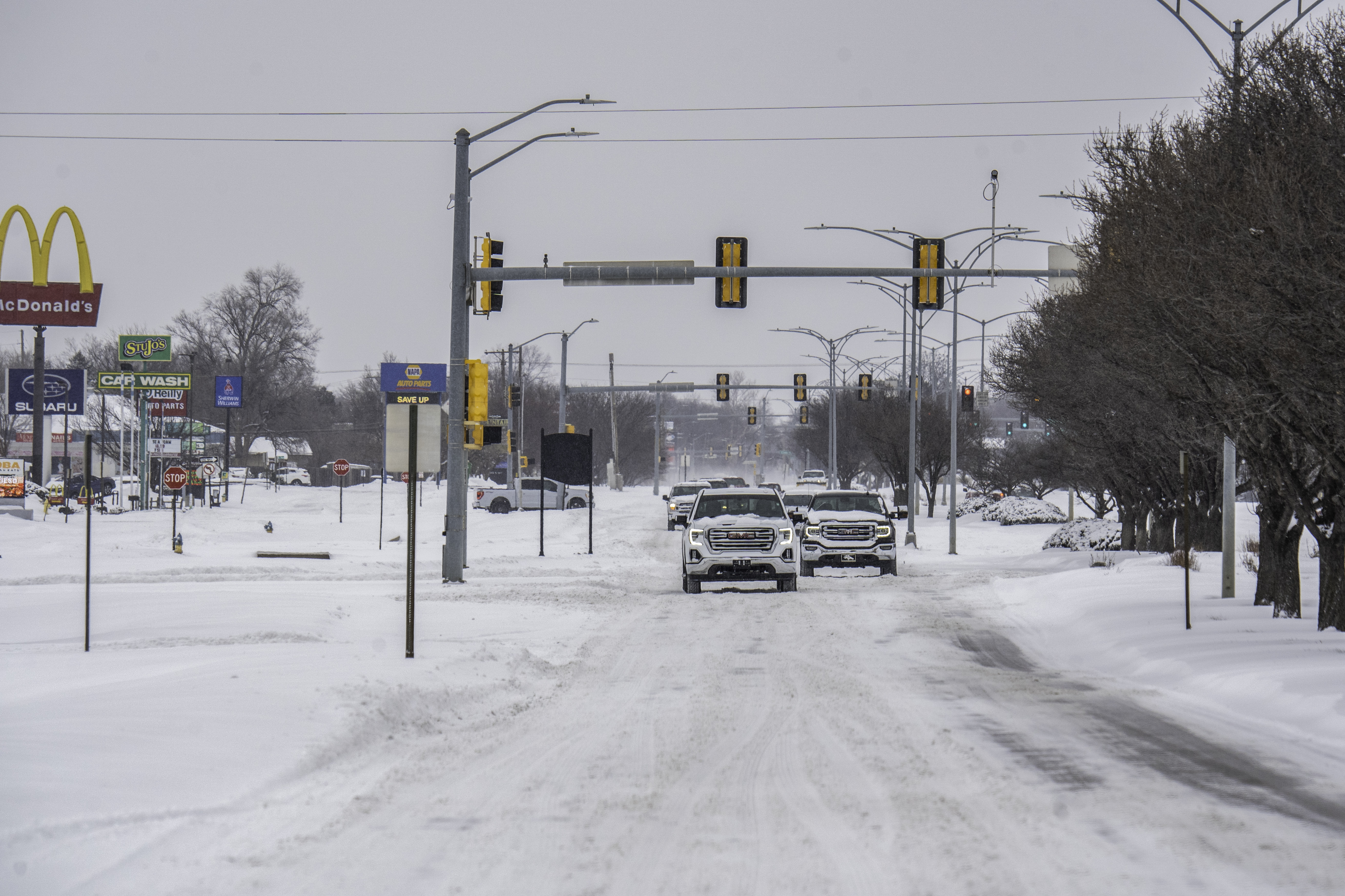 Nine Inches of Snow Falls in Salina, More Expected Tonight