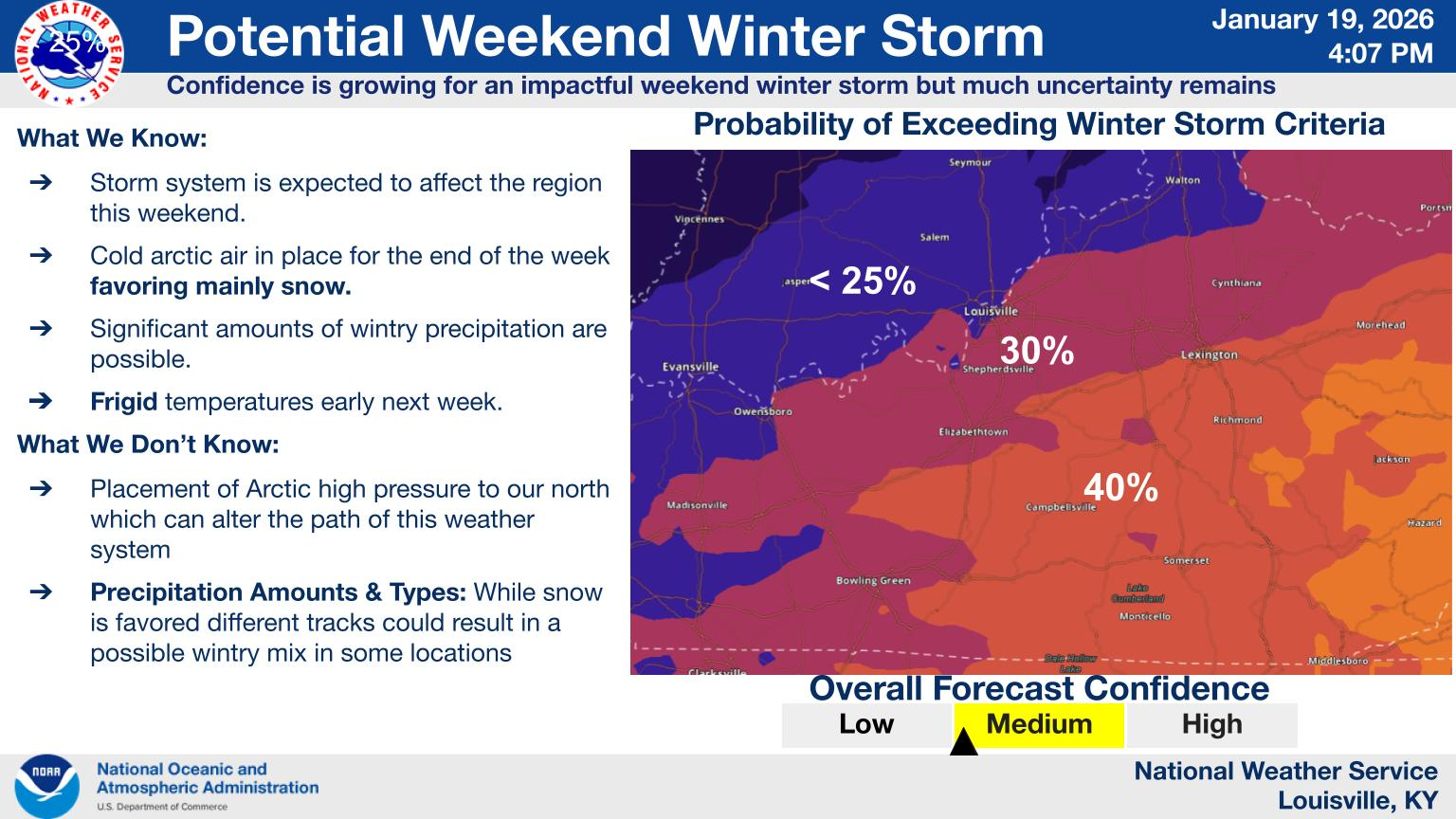 Significant Winter Weather Possible This Weekend - Oldham Voice