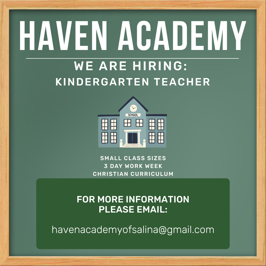 Kindergarten Teacher- Small Class Sizes, Part-Time!