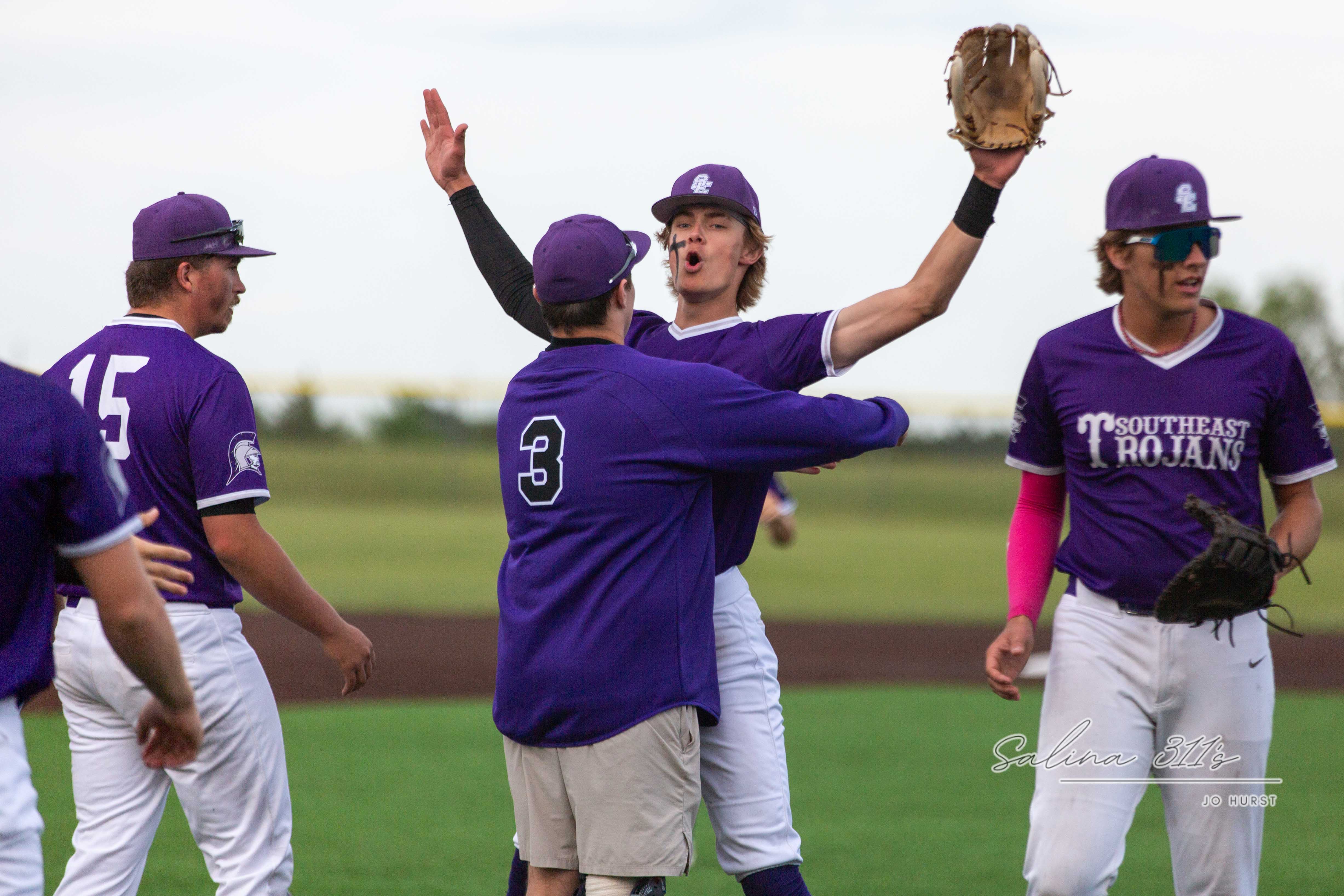 Southeast of Saline Baseball Sweeps Smoky Valley on Senior Night (Photo Gallery)