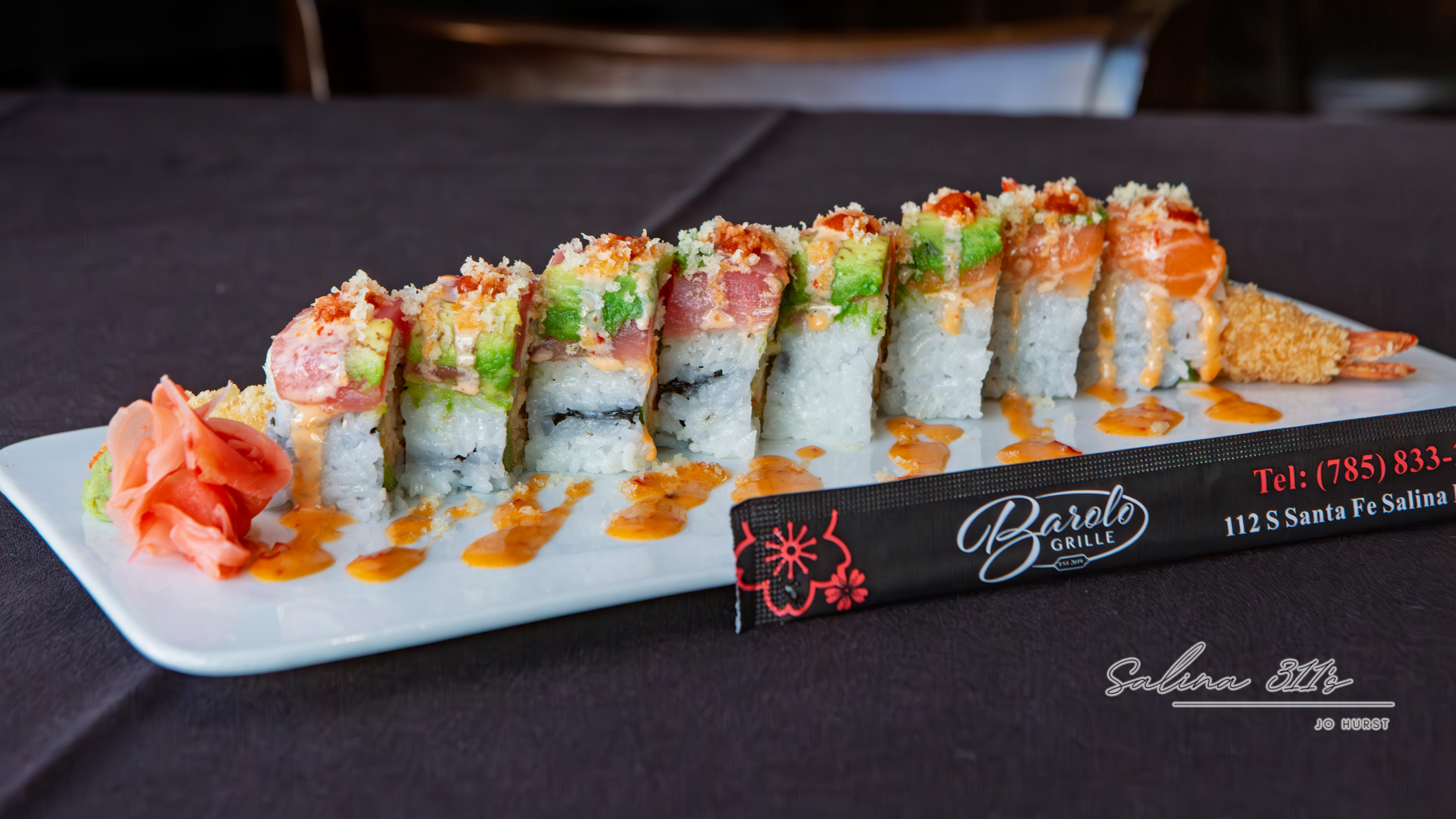 Barolo Grille Rolls Out May’s Sushi Feature: The Sunset Crunch Roll